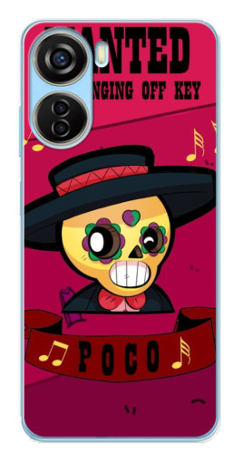 Чехол с картинкой "WANTED POCO" для ZTE V40 Design
