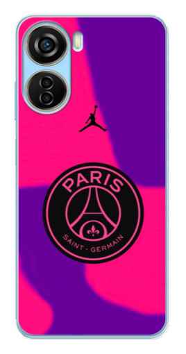 Чехол с картинкой "Яркий лого PSG" для ZTE V40 Design