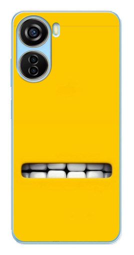 Чехол с принтом "Зубы миньона" для ZTE V40 Design
