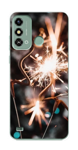 Чехол с принтом "Бенгальские огни" для ZTE Blade A53