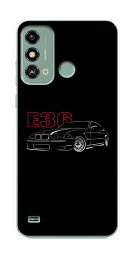 Чехол с принтом "BMW E36" для ZTE Blade A53