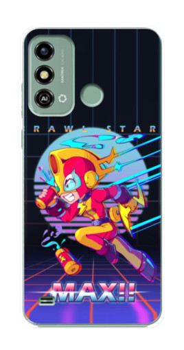 Чехол с принтом "Brawl MAX" для ZTE Blade A53