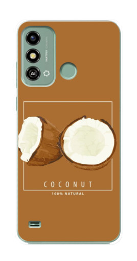 Чехол с принтом "Coconut" для ZTE Blade A53