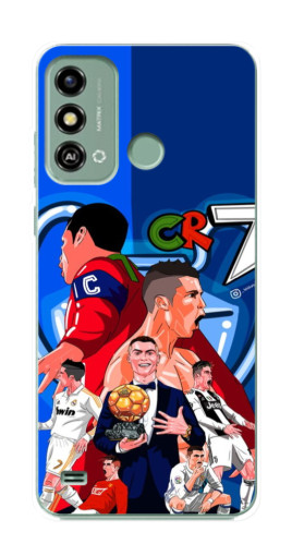 Чехол с принтом "CR7" для ZTE Blade A53