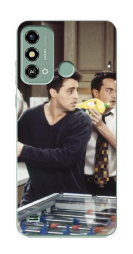 Чехол с картинкой "Джо и Чендлер" для ZTE Blade A53