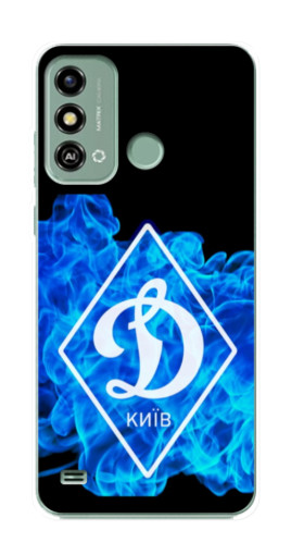 Силиконовый чехол с изображением "Эмблема Динамо Киев" для ZTE Blade A53