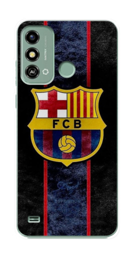 Силиконовый чехол с изображением "FCB" для ZTE Blade A53