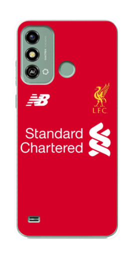 Чехол с картинкой "Форма Liverpool" для ZTE Blade A53