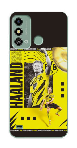 Чехол с картинкой "Golden Haaland" для ZTE Blade A53