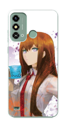 Чехол с картинкой "Курису с чашкой" для ZTE Blade A53