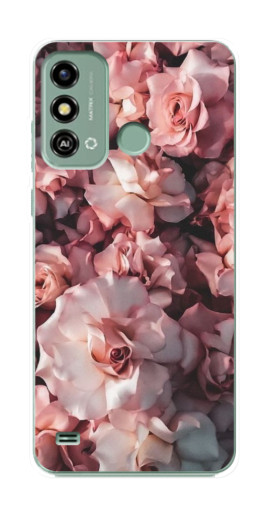 Чехол с принтом "Куст роз" для ZTE Blade A53