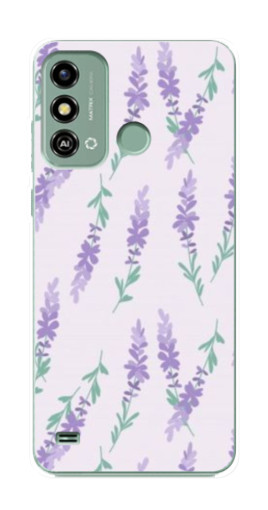 Чехол с принтом "Лавандовый фон " для ZTE Blade A53