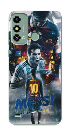 Чехол с печатью "Легендарный Месси" для ZTE Blade A53
