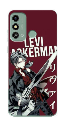 Силиконовый чехол с изображением "levi Ackerman" для ZTE Blade A53