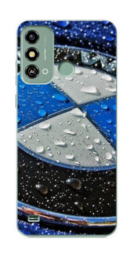 Силиконовый чехол с изображением "Лого BMW" для ZTE Blade A53