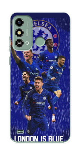 Силиконовый чехол с изображением "London is Blue" для ZTE Blade A53
