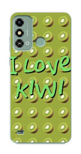 Чехол с картинкой "Love Kiwi" для ZTE Blade A53