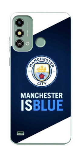 Чехол с картинкой "Manchester is Blue" для ZTE Blade A53