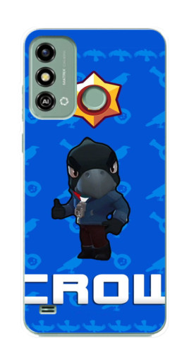 Чехол с печатью "Медаль Crow" для ZTE Blade A53