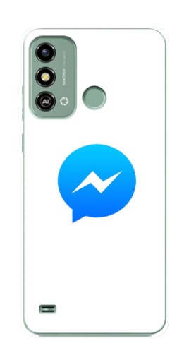 Чехол с картинкой "messenger logo" для ZTE Blade A53