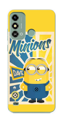 Чехол с печатью "Minions" для ZTE Blade A53