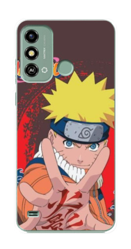 Чехол с принтом "Naruto атакует" для ZTE Blade A53