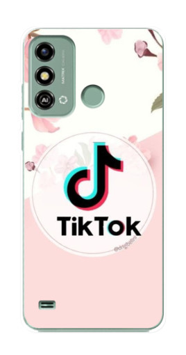 Чехол с принтом "Нежный принт" для ZTE Blade A53