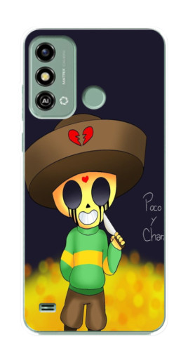 Чехол с картинкой "Poco y Chara" для ZTE Blade A53