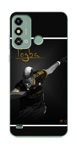 Силиконовый чехол с изображением "Pogba Uve" для ZTE Blade A53