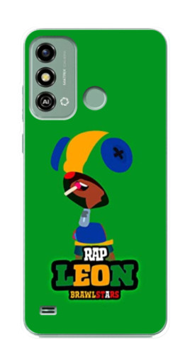 Чехол с принтом "RAP Leon" для ZTE Blade A53