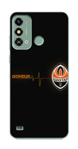 Чехол с печатью "Шахтер в сердце" для ZTE Blade A53