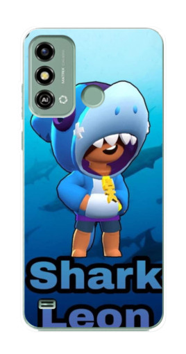 Чехол с принтом "Shark Leon" для ZTE Blade A53