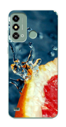 Чехол с принтом "Сочный грейпфрут" для ZTE Blade A53