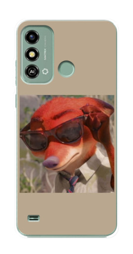 Чехол с печатью "Стильный Ник" для ZTE Blade A53