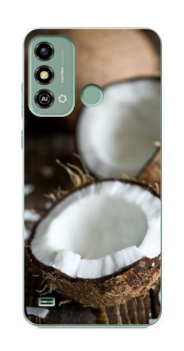 Чехол с печатью "Свежий кокос" для ZTE Blade A53