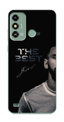 Чехол с картинкой "The Best Messi" для ZTE Blade A53