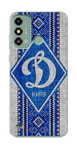Чехол с картинкой "Вышиванка Динамо" для ZTE Blade A53