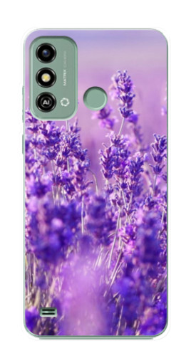 Чехол с картинкой "Яркая лаванда" для ZTE Blade A53
