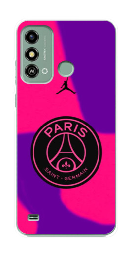 Чехол с печатью "Яркий лого PSG" для ZTE Blade A53