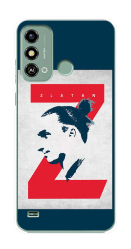 Силиконовый чехол с изображением "Zlatan" для ZTE Blade A53