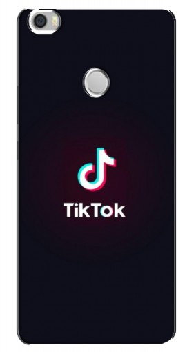 Силиконовый чехол с изображением «TikTok темный» для Xiaomi Mi Max