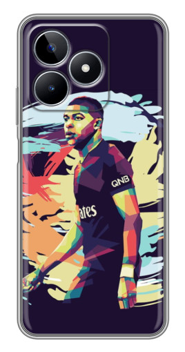 Чехол с печатью "ART Mbappe" для Realme C53