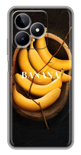 Чехол с печатью "Banana" для Realme C53