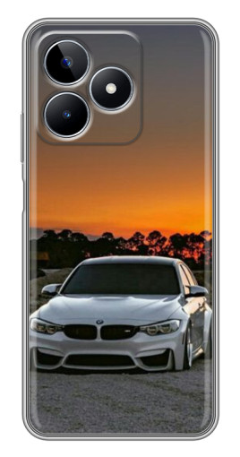 Чехол с картинкой "BMW белая" для Realme C53