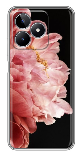 Чехол с печатью "Большой пион " для Realme C53