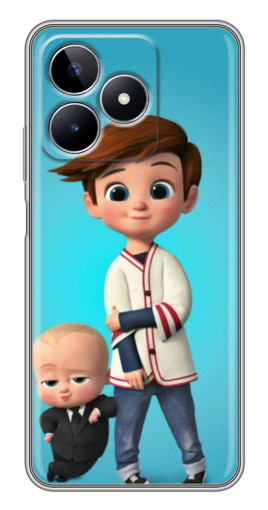 Чехол с картинкой "Boss and Boy" для Realme C53