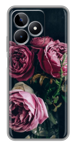 Чехол с картинкой "Букет роз" для Realme C53