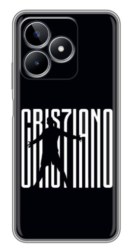 Силиконовый чехол с изображением "Cristiano" для Realme C53