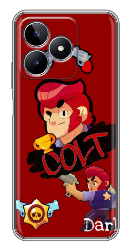 Чехол с печатью "Dark Colt" для Realme C53