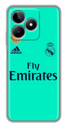Силиконовый чехол с изображением "Форма Реала" для Realme C53